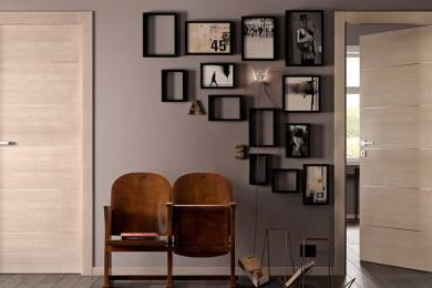 Шпонированные двери в интерьере: варианты дизайна с фото