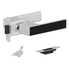 Ручка-защёлка Bravo KM-900/01 SC МатХром/BBlack