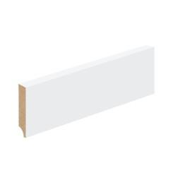 Плинтус напольный S-70.16 White Silk