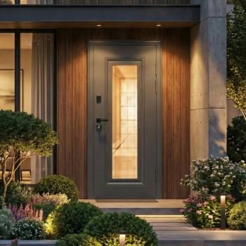 картинка Входные двери со стеклопакетом