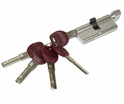 Цилиндр Ключ-фиксатор Avers JM-80-C (40*40) CR Хром
