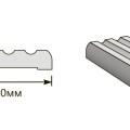 Дополнительное изображение Наличник Ш Ф-11 (Орех) МДФ Тип-3 2100*70*10