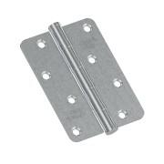 Петля врезная стальная HMS-2-4B 100*70*2,5 Uni SChrome (МатХром)