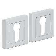 Накладка цилиндровая на квадратной розетке AS-1CL SChrome (МатХром)