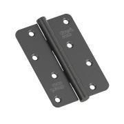 Петля врезная стальная HMS-2-4B 100*70*2,5 Uni SGraphite (МатГрафит)