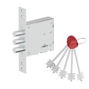 Замок сувальдный Galeon 817 Chrome