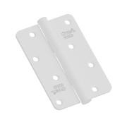 Петля врезная стальная HMS-2-4B 100*70*2,5 Uni SWhite (МатБелый)