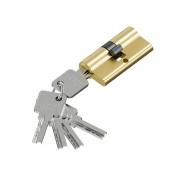 Цилиндр ключ/ключ KZZ-6.3S 56(28/28) SGold (МатЗолото)