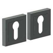 Накладка цилиндровая на квадратной розетке AS-1CL SGraphite (МатГрафит)