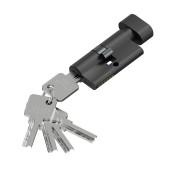 Цилиндр ключ/фиксатор FZZ-6.3S 56(28/28) SBlack (МатЧёрный)