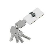 Цилиндр ключ/ключ KZZ-6.3S 56(28/28) SWhite (МатБелый)