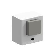 Ограничитель напольный SFZ-100 Swhite (МатБелый)