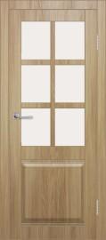 Межкомнатная дверь с экошпоном ДП DIM I-15 Sandy Wood Сатинато Белый