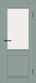 Межкомнатная дверь с экошпоном ДП DIM I-11 Gloomy sky Matt Сатинато Белый