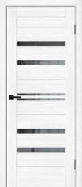 Межкомнатная дверь с экошпоном Браво-30 Snow Melinga/Mirox Grey