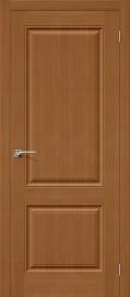 Межкомнатная шпонированная дверь Статус-12 Орех файн-лайн