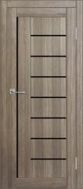 Межкомнатная дверь с экошпоном ДП DIM I-17 Taupe Wood Lacobel Black