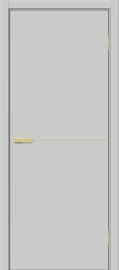 Межкомнатная дверь ПЭТ Браво-0.21.П (SG:P3) Grey Silk / Sgold