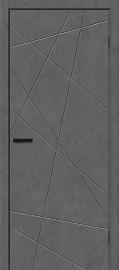 Межкомнатная дверь с экошпоном Граффити-5.Д Slate Art