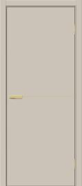 Межкомнатная дверь ПЭТ Браво-0.21.П (SG:P3) Cream Silk / Sgold