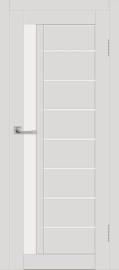 Межкомнатная дверь с экошпоном ДП DIM I-2 Smoky Matt Сатинато Белый