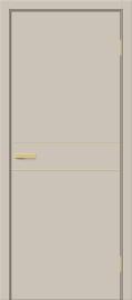 Межкомнатная дверь ПЭТ Браво-0.24.П (SG:P3) Cream Silk / Sgold