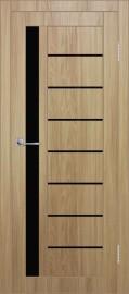 Межкомнатная дверь с экошпоном ДП DIM I-2 Sandy Wood Lacobel Black
