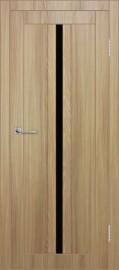 Межкомнатная дверь с экошпоном ДП DIM I-9 Sandy Wood Lacobel Black