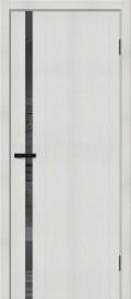 Межкомнатная дверь с экошпоном Браво-1.55 Bianco Veralinga/Mirox Grey