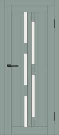 Межкомнатная дверь с экошпоном ДП DIM I-4 Gloomy sky Matt Сатинато Белый