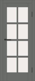 Межкомнатная дверь с экошпоном ДП DIM I-14 Graphite Matt Сатинато Белый