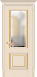 Межкомнатная дверь с экошпоном Классико-33G-27 Ivory