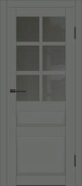 Межкомнатная дверь с экошпоном ДП DIM I-12 Graphite Matt Сатинато Графит