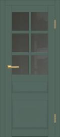 Межкомнатная дверь с экошпоном ДП DIM I-12 Seagrass Matt Сатинато Графит