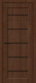Межкомнатная дверь с экошпоном Мода-22 Brown Dreamline / Black Line