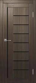 Межкомнатная дверь с экошпоном ДП DIM I-17 Choco Wood Lacobel Black
