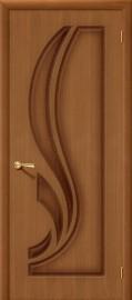 Межкомнатная шпонированная дверь Лилия орех файн-лайн