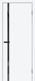 Межкомнатная дверь ПЭТ Браво-0.40.П White Silk / Mirox Grey
