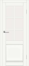 Межкомнатная дверь с экошпоном ДП DIM I-15 Crystal Matt Сатинато Белый