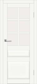 Межкомнатная дверь с экошпоном ДП DIM I-12 Crystal Matt Сатинато Белый