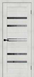 Межкомнатная дверь с экошпоном Браво-30 Bianco Melinga / Mirox Grey