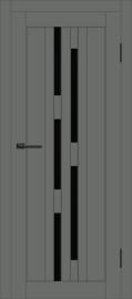 Межкомнатная дверь с экошпоном ДП DIM I-4 Graphite Matt Lacobel Black
