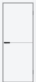 Межкомнатная дверь ПЭТ Браво-0.А White Silk