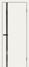 Межкомнатная крашеная дверь Браво-0.40 Whitey / Mirox Grey