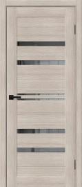Межкомнатная дверь с экошпоном Браво-30 Cappuccino Melinga/Mirox Grey