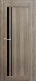 Межкомнатная дверь с экошпоном ДП DIM I-19.1 Taupe Wood Lacobel Black