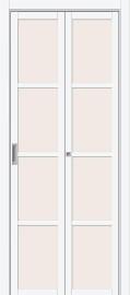 Межкомнатная дверь ПЭТ Твигги-11.3 скл. White Silk / Magic Fog