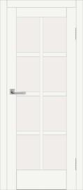 Межкомнатная дверь с экошпоном ДП DIM I-14 Crystal Matt Сатинато Белый