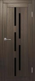 Межкомнатная дверь с экошпоном ДП DIM I-4 Choco Wood Lacobel Black