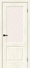 Межкомнатная дверь с экошпоном Неоклассик-33 Nordic Oak/White Crystal